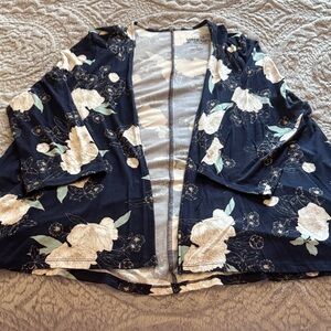 Torrid Super Soft Knit Cardigan with Floral Accents